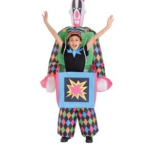 Colorful Clown Kids Costume